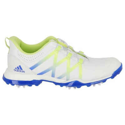 adidas Sportswear Adidas Adipower Boost BOA White/Blue/Yellow Damen Golfschuh