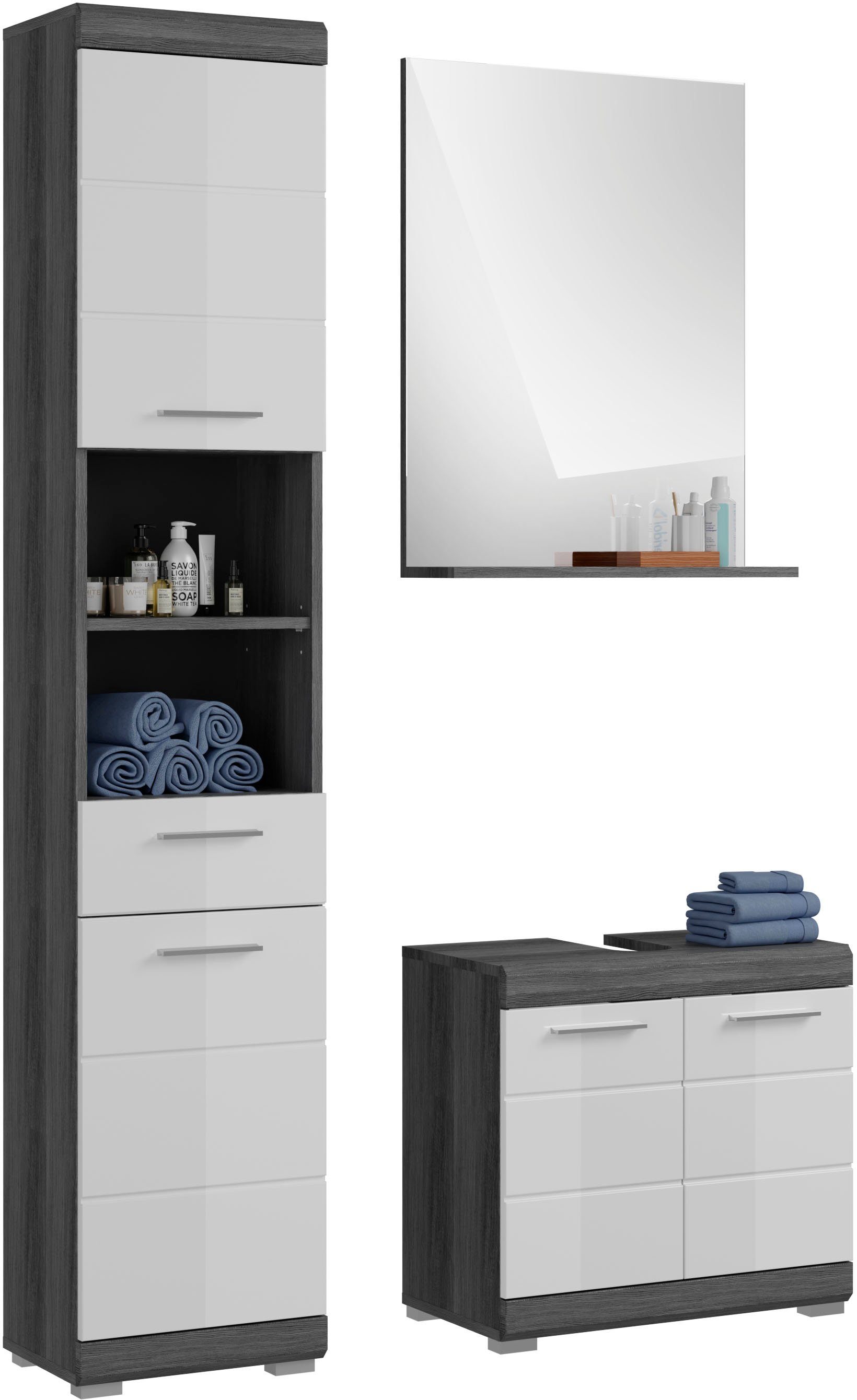 INOSIGN Badmöbel-Set Siena, 3 teilig, bestehend günstig online kaufen