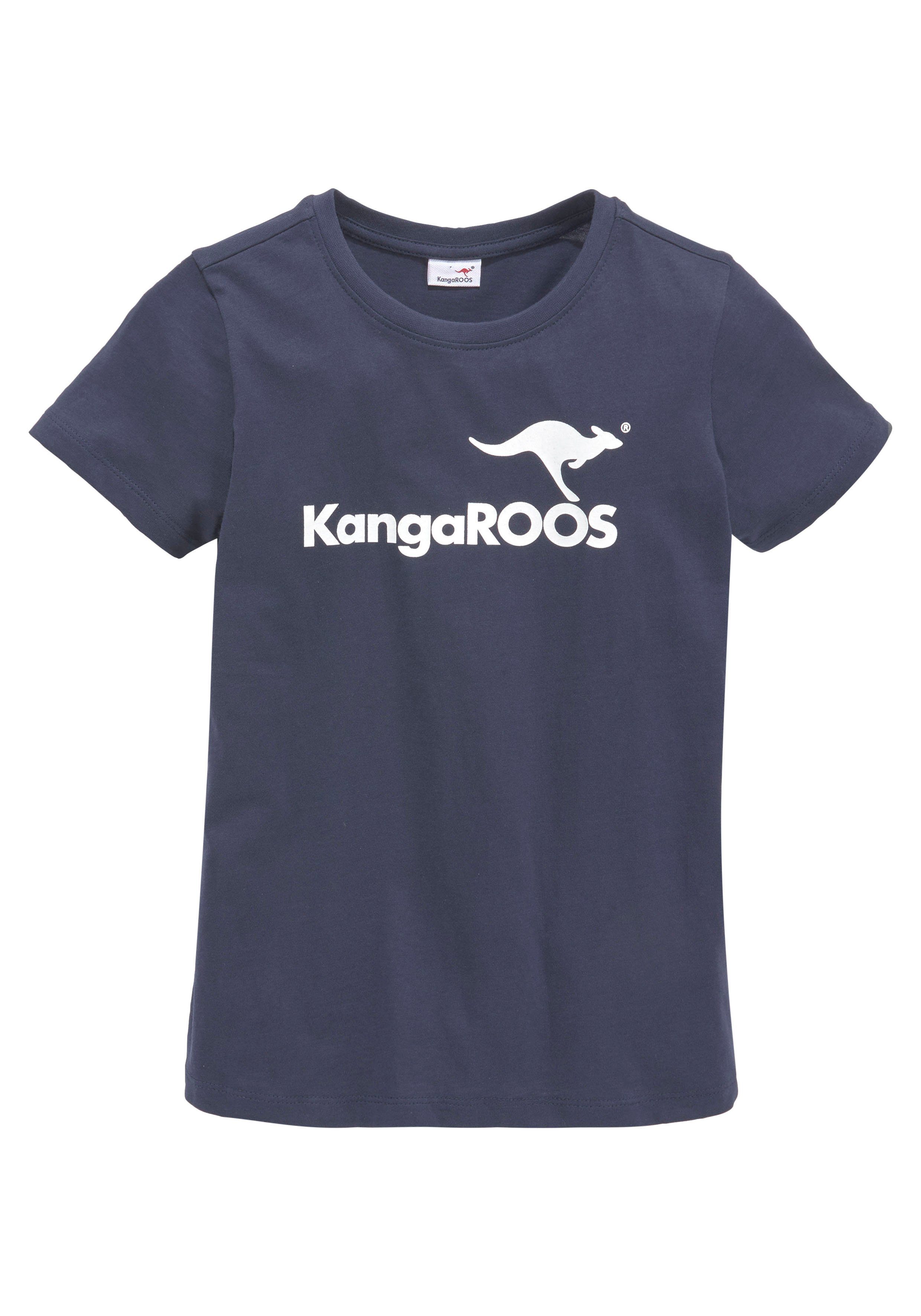 Logodrucken mit T-Shirt KangaROOS (Packung)