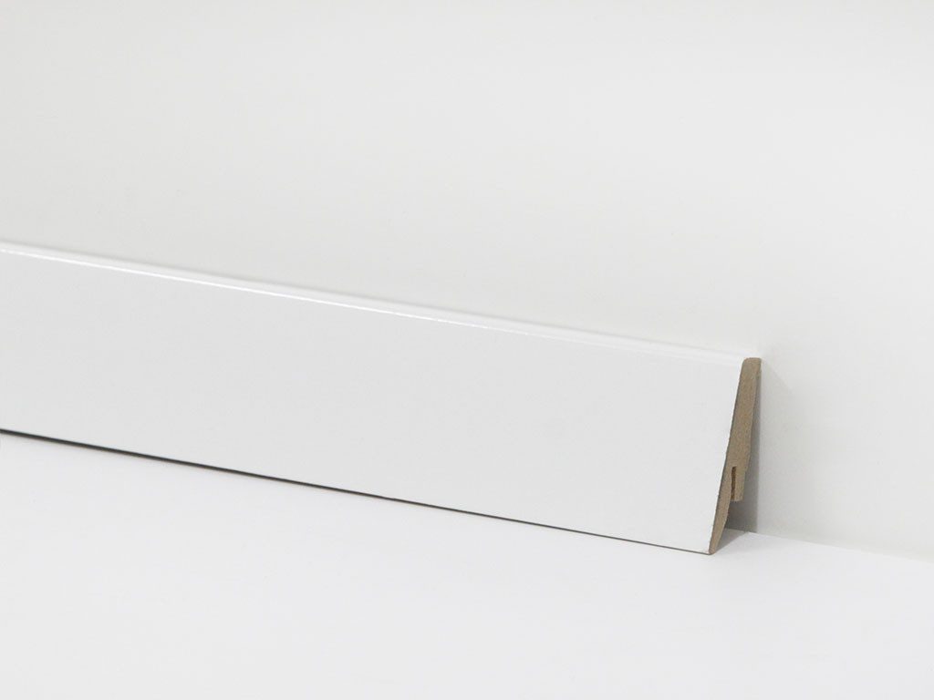 Check Sockelleiste Equipped Glanzsockelleiste - 2400 x 58 x 18mm -, L: 240 cm, H: 5.8 cm, Packung, In 1 Packung: 1 Sockelleiste 0 2,4 lfm, 1 Packung: 1 Sockelleiste = 2,4 lfm