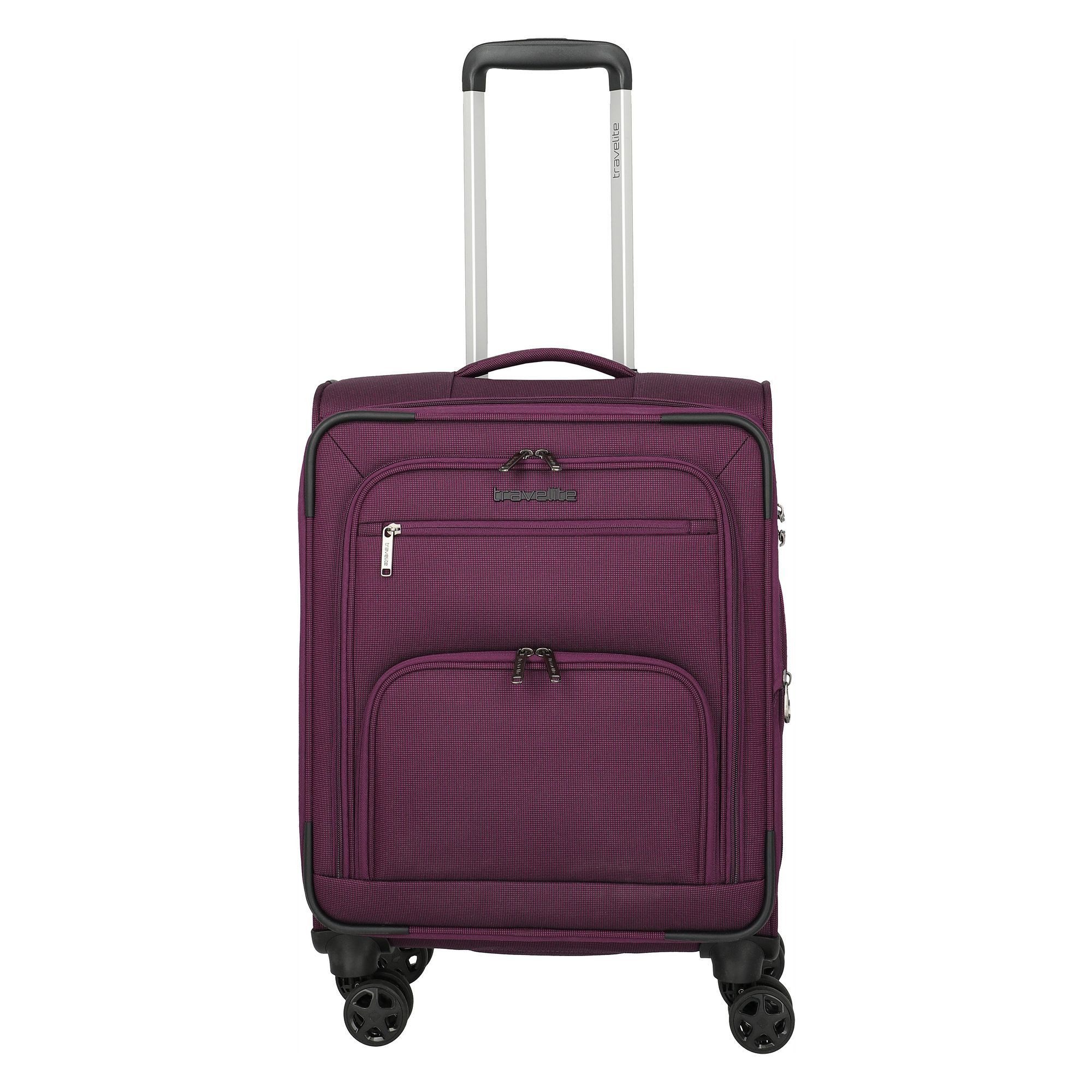 travelite Handgepäck-Trolley Cubis, 4 Rollen, Polyester
