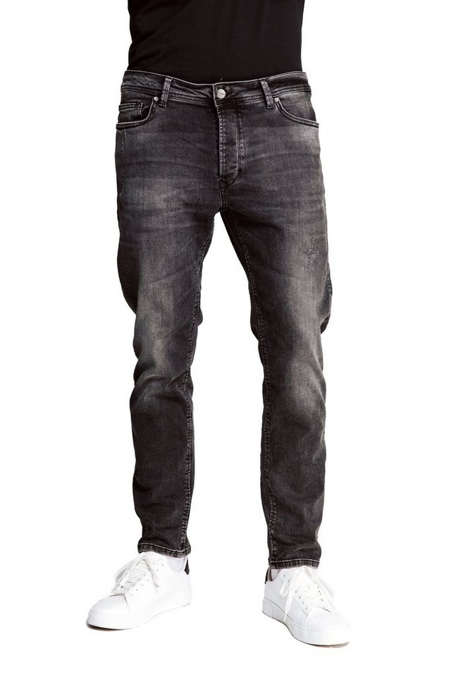 Zhrill 5-Pocket-Jeans Jeans PETE Black Used Look angenehmer Tragekomfort