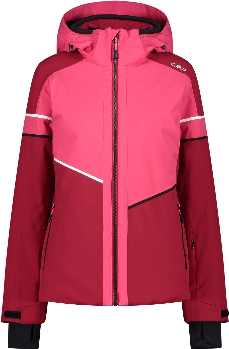 Skijacke WOMAN JACKET ZIP HOOD ANEMONE