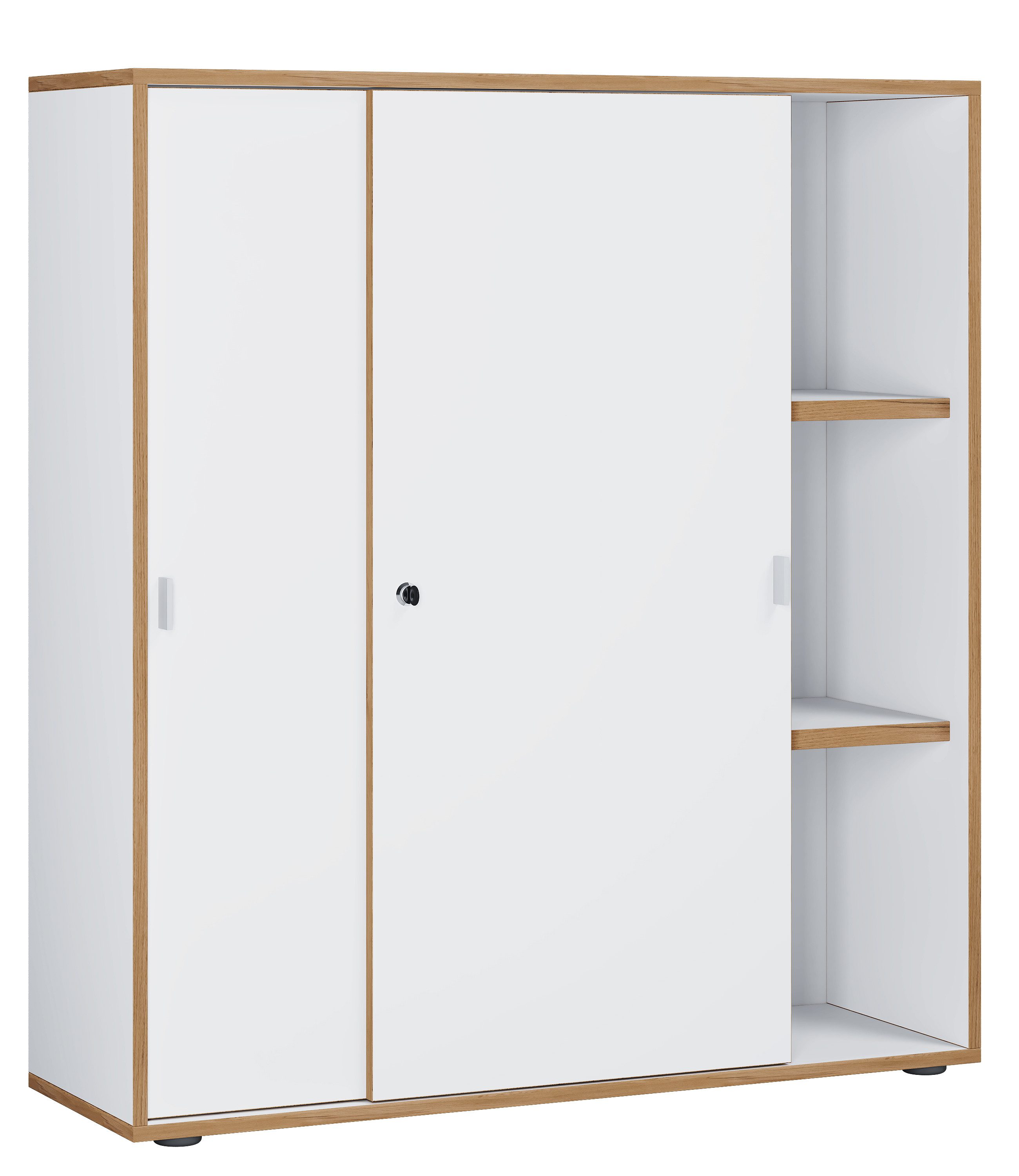 VCM Aktenschrank Büroschrank Aktenschrank Schiebetüren Salia 3fach günstig online kaufen