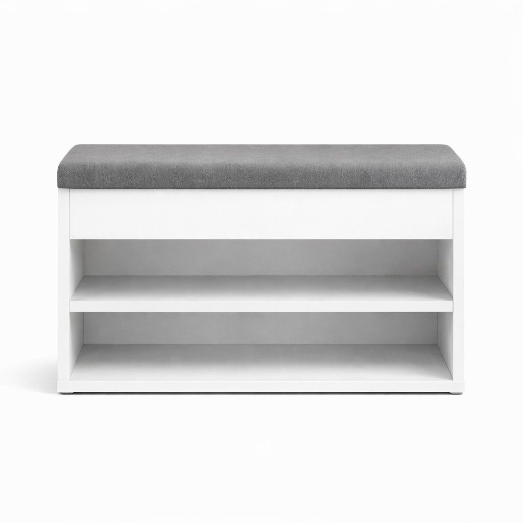 OTTO home Schuhbank Schuchschrank 60, Schuhregal, Schuhtruhe, Schuhkommode, Sitzbank, Inkl. bequemem Sitzkissen mit Stauraum darunter – Bild 5 von 5