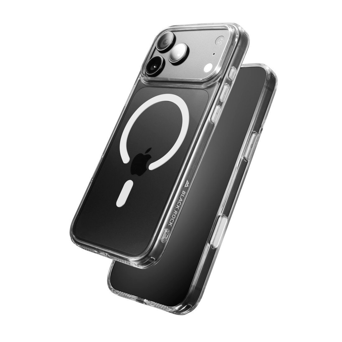 Black Rock Smartphone-Hülle Magnetische Handyhülle für Apple iPhone 17 Pro Max und 18 Pro Max, MagSafe-kompatibel, 2H-Kratzhärte, Anti-Vergilbung, Stoßschutz