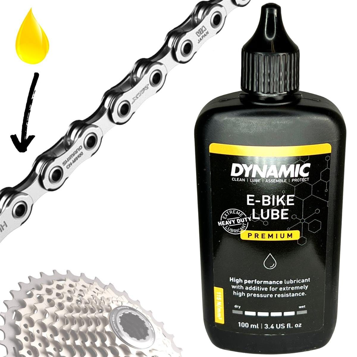 Fahrrad-Montageständer Dynamic Fahrrad Ketten E-Bike Kettenschmierstoff DY-064 100 ml