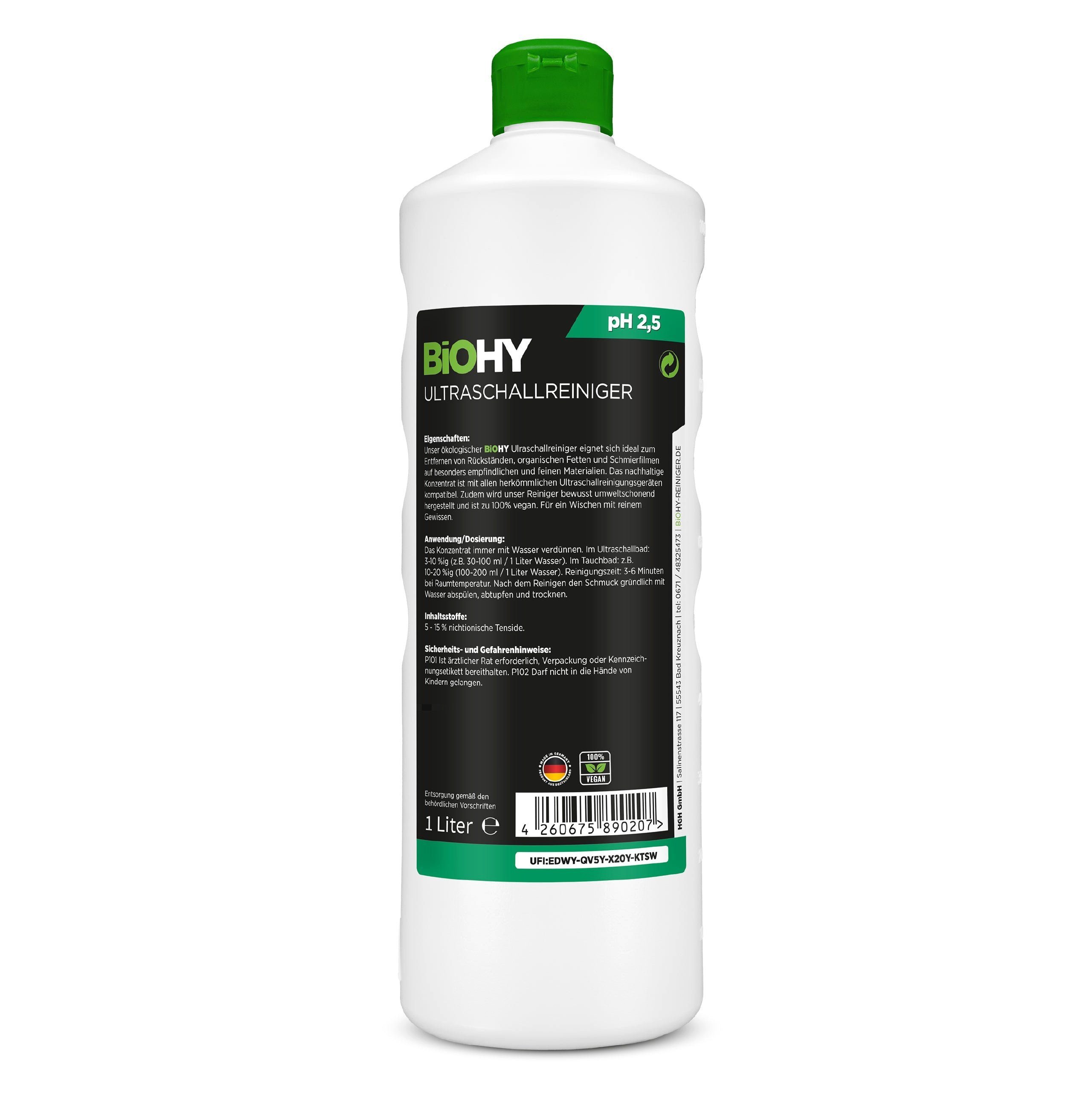 BiOHY Ultraschallreiniger Ultraschallreiniger 1 x 1 Liter Flasche – Bild 2 von 5