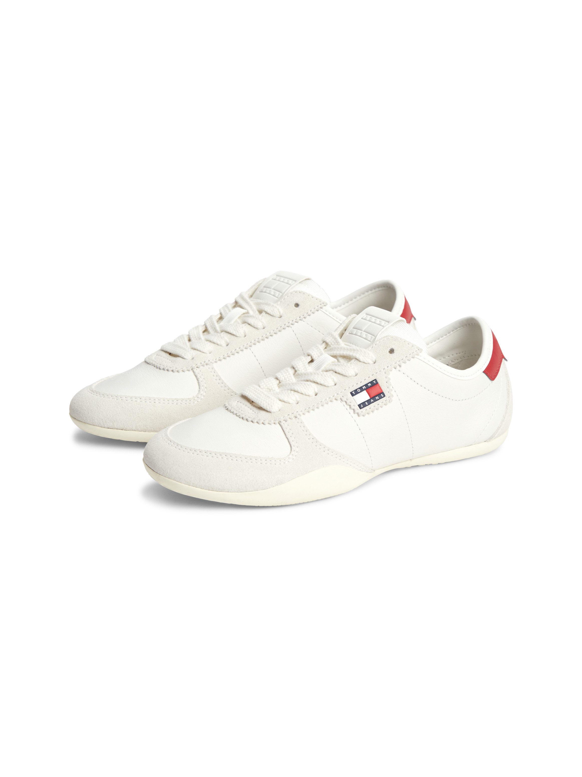 Tommy Jeans TJ BALLET SNEAKER Sneaker Freizeitschuh, Halbschuh, Schnürschuh im Retro-Look