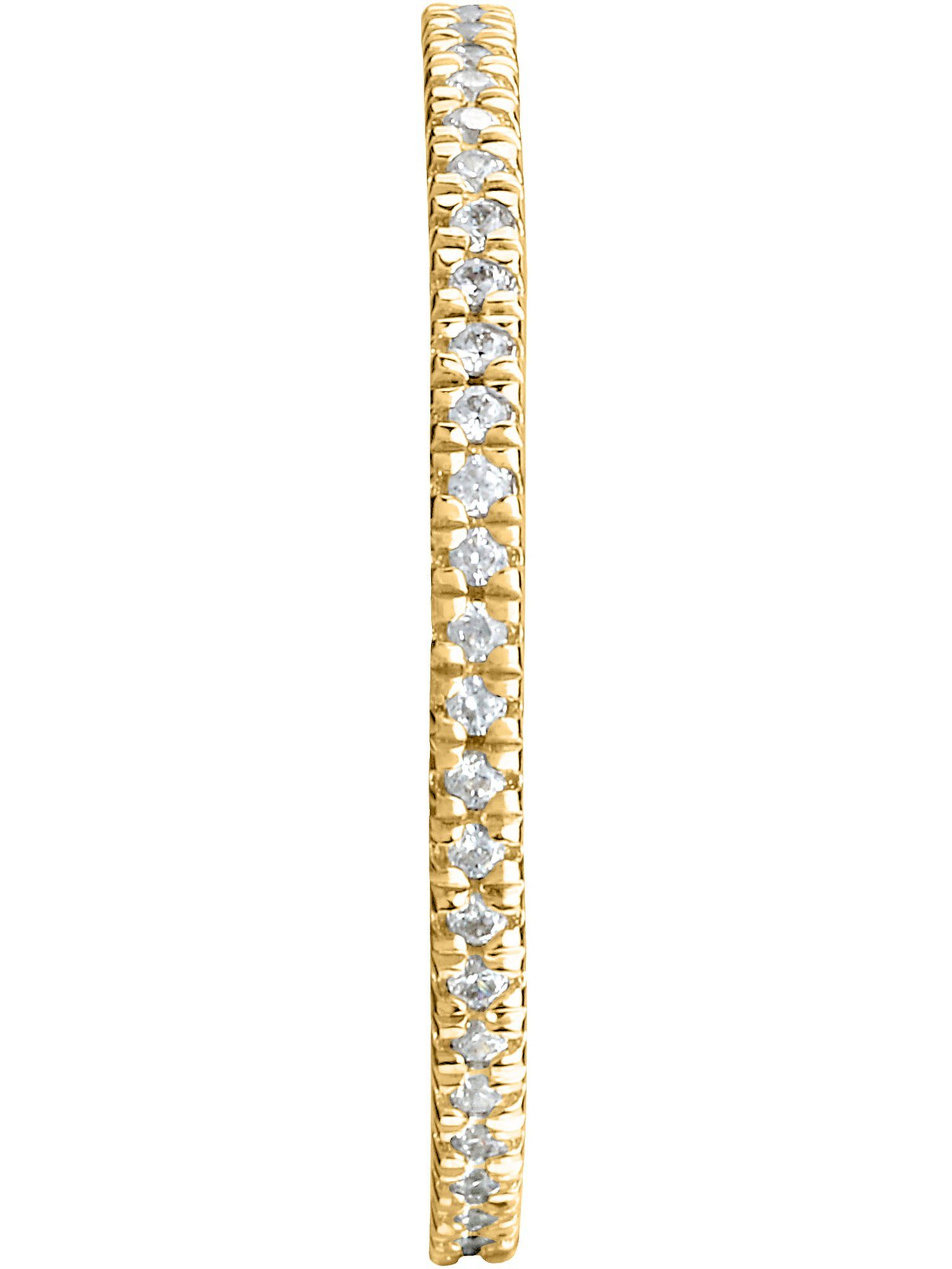 CHRIST Diamantring CHRIST Damen-Damenring 585er Gelbgold Diamant