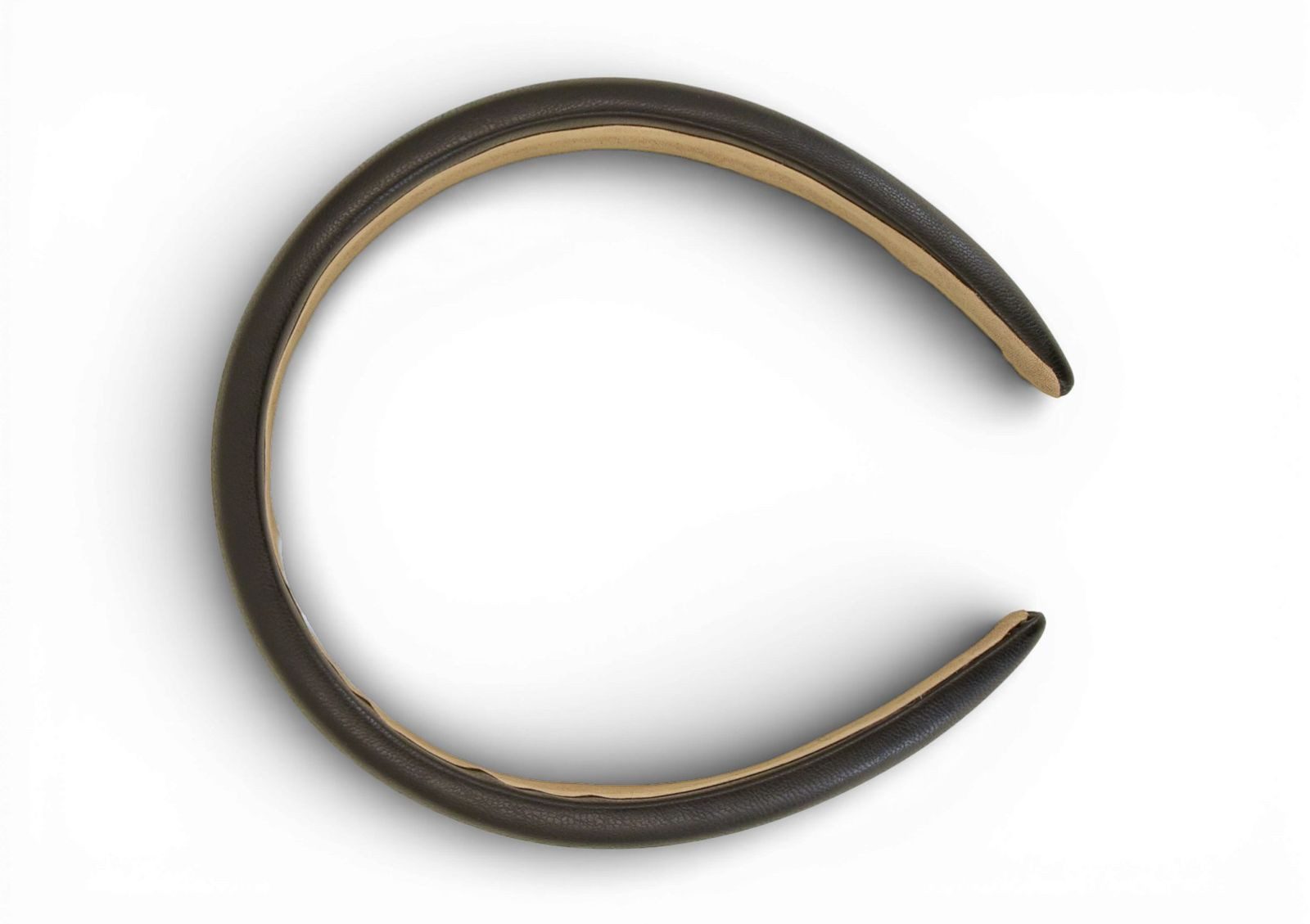 styleBREAKER Haarband, 1-tlg., Haarreif Kunstleder Optik Breit