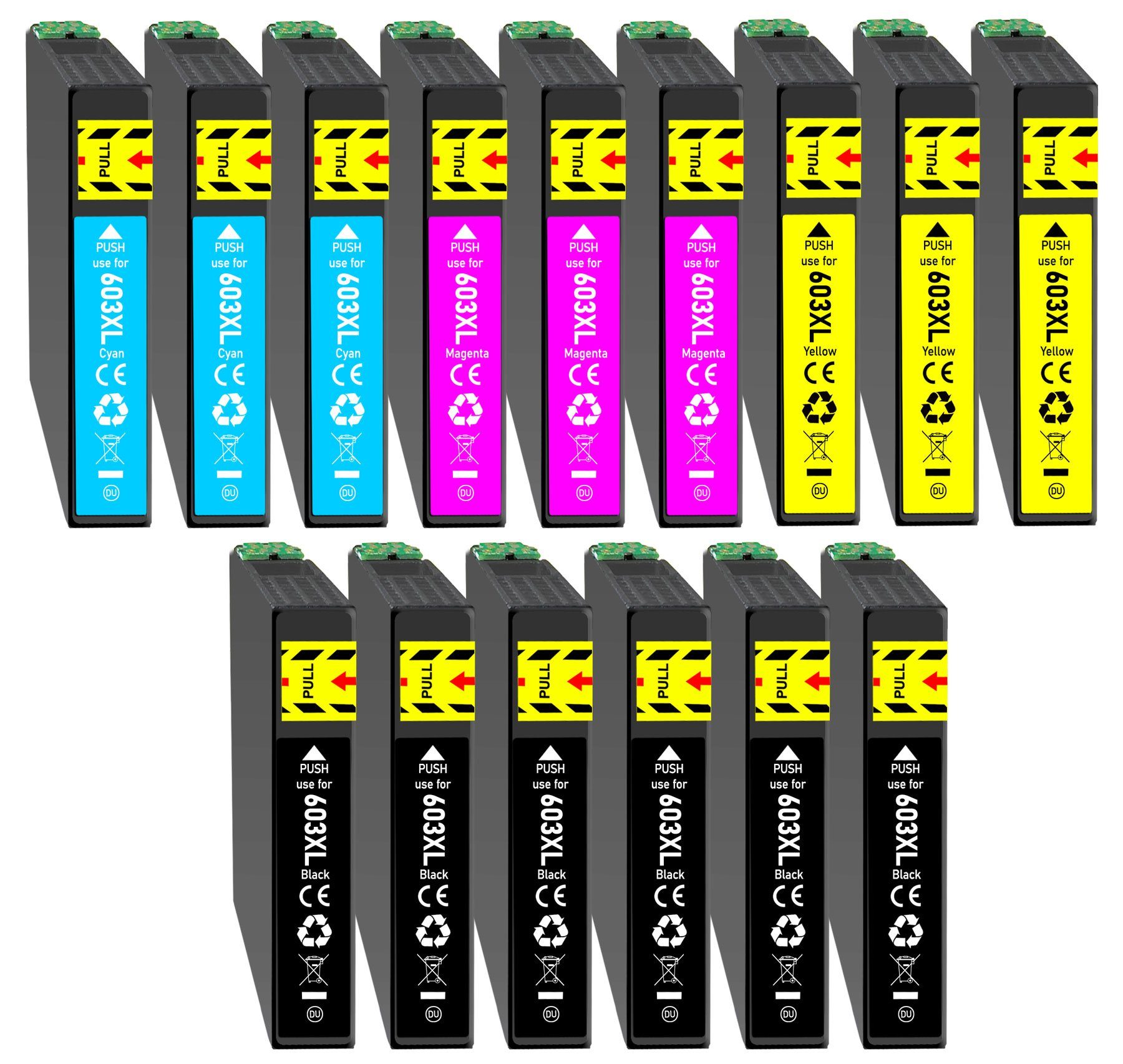 XP3105 Set Multipack XP4100 XP2105 XP4105) XP2150 Tintenpatrone Druckerparadies XP3155 XP3150 603XL XP2155 Epson 15er XP3100 für XP2100 (15-tlg., Tintenpatronen