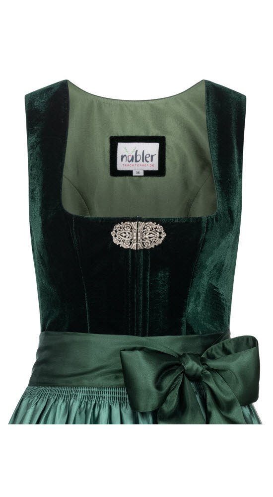 JIAALU Dirndl Damen Set - Trachtenkleid Mit Schürze Und Bluse Für Oktoberfest