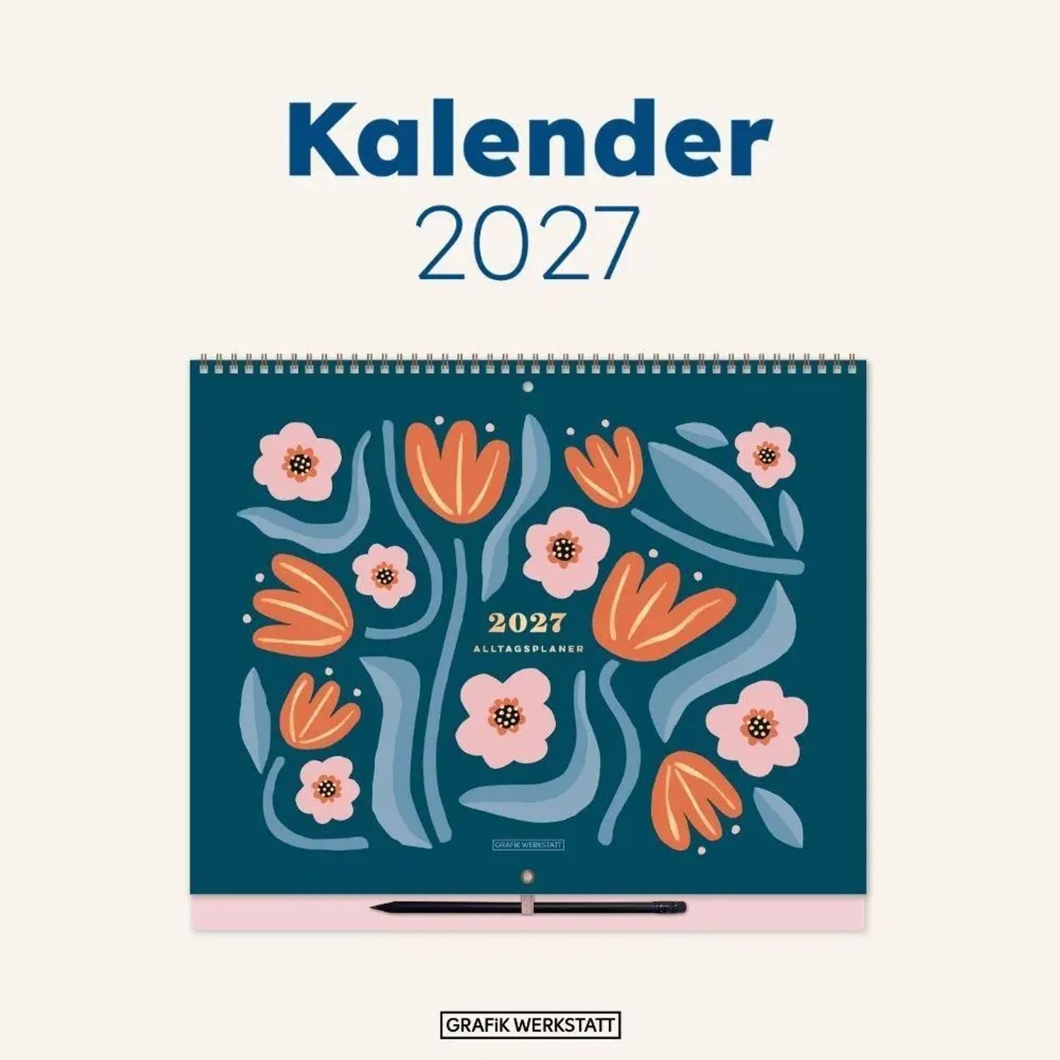 Grafik Werkstatt Familienkalender Alltagsplaner 2027 Colourful Seasons