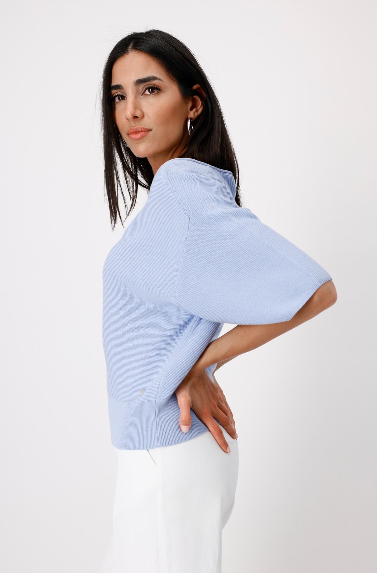 Monari Rundhalspullover günstig online kaufen