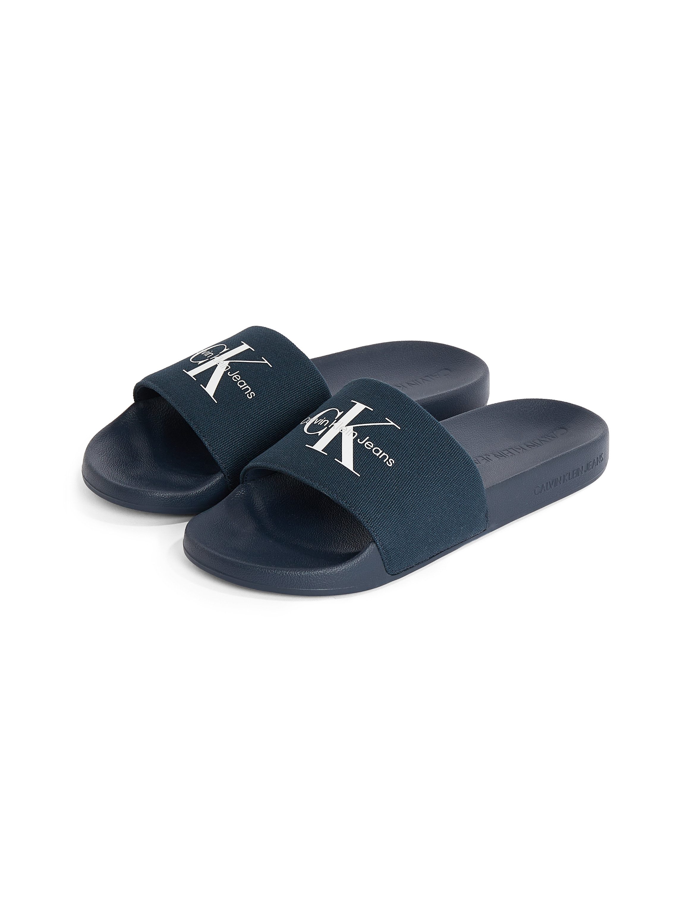 Calvin Klein Jeans SLIDE MONOGRAM Badepantolette, günstig online kaufen