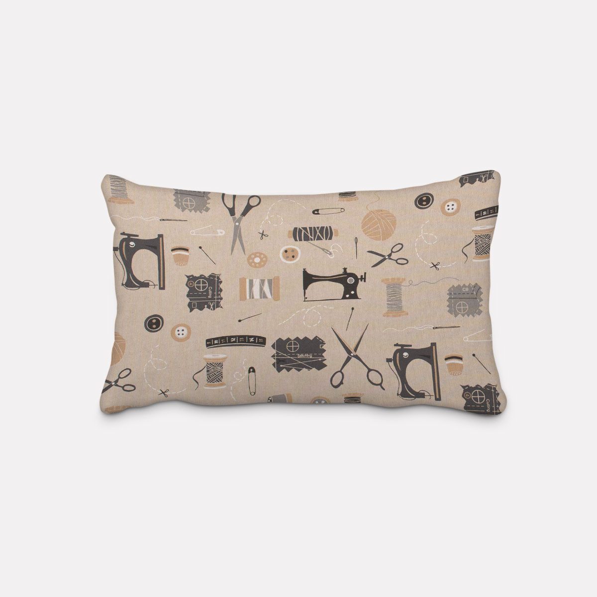 SCHÖNER LEBEN. Dekokissen SCHÖNER LEBEN. Kissenhülle Sewing Atelier Nähzubehör natur schwarz