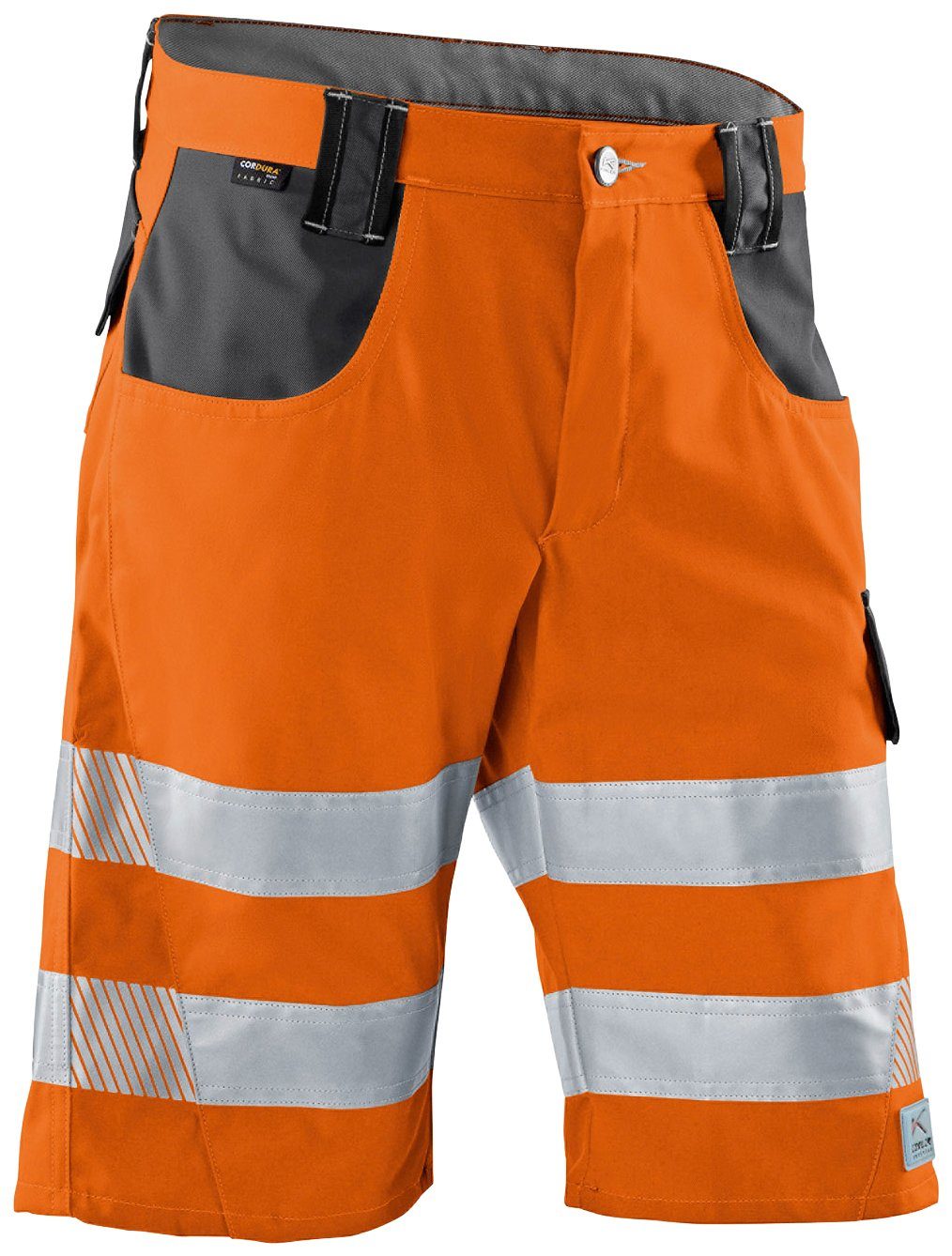 Arbeitsshorts REFLECTIQ Kübler orange-anthrazit ergonomisch