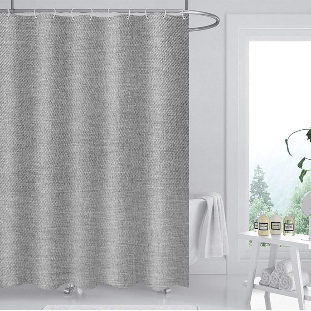 Sunicol Duschvorhang »Wasserabweisender Duschvorhang, Leinen,mit Haken, für  Badezimmer Home« Breite 80 cm