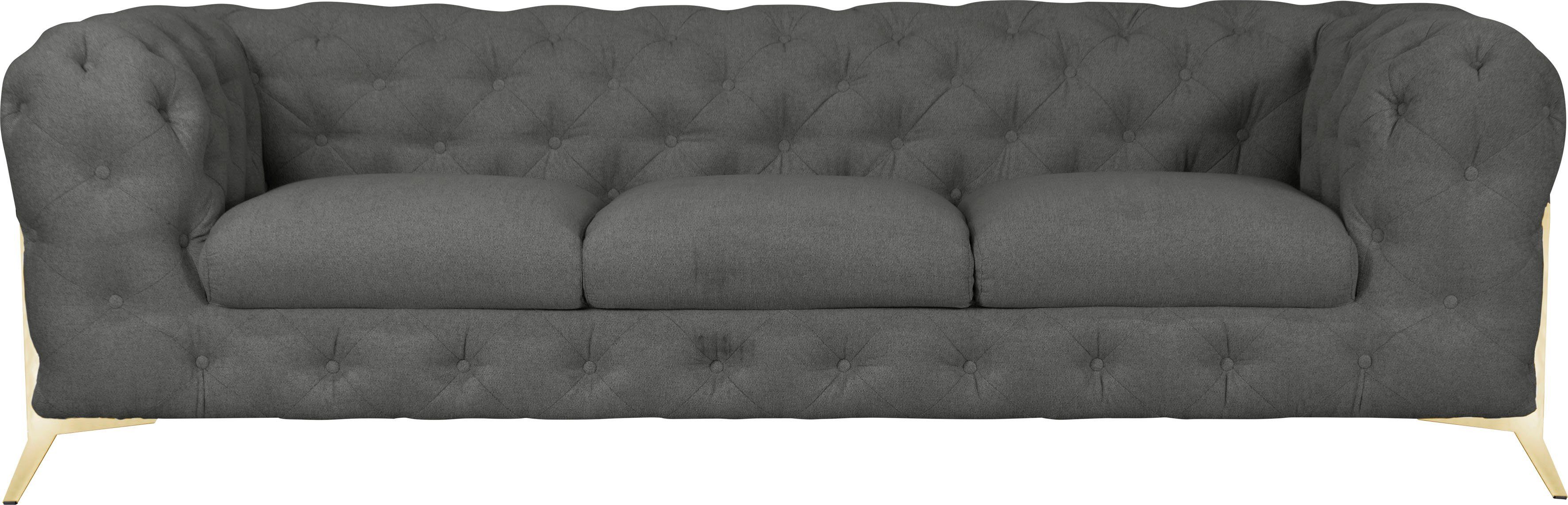 Leonique Chesterfield-Sofa Amaury, aufwändige Knopfheftung, moderne günstig online kaufen