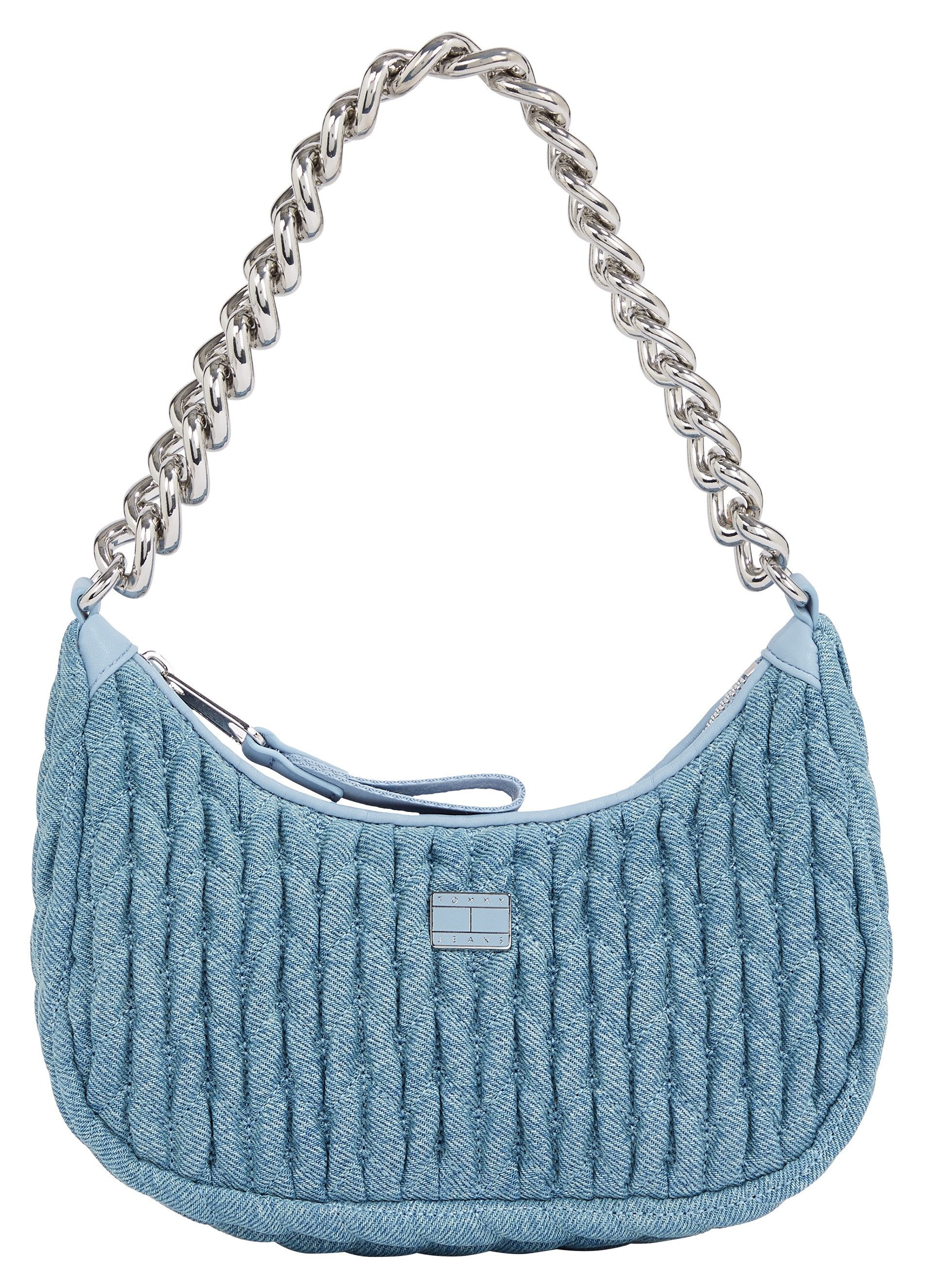 Tommy Jeans Umhängetasche TJW ICONIC SHOULDER DENIM, Damen Abendtasche, Hen günstig online kaufen