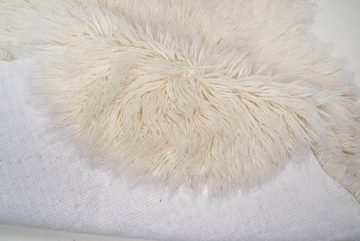 Wollteppich Flokos 2, THEKO, rund, Höhe: 70 mm, original griechischer Flokati, Hochflor, Uni Farben, reine Wolle