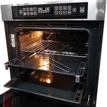 Kaiser Küchengeräte Backofen-Set EH 6306 R + KCT 6705 FI /6, Einbaubackofen,Edelstahl,79L 15 Fkt. +4 Kochzonen, Einbau Herd