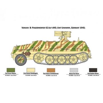 Italeri Modellbausatz 510006562 - Modellbausatz, 1:35 15cm Panzerwerfer 42 auf SWS