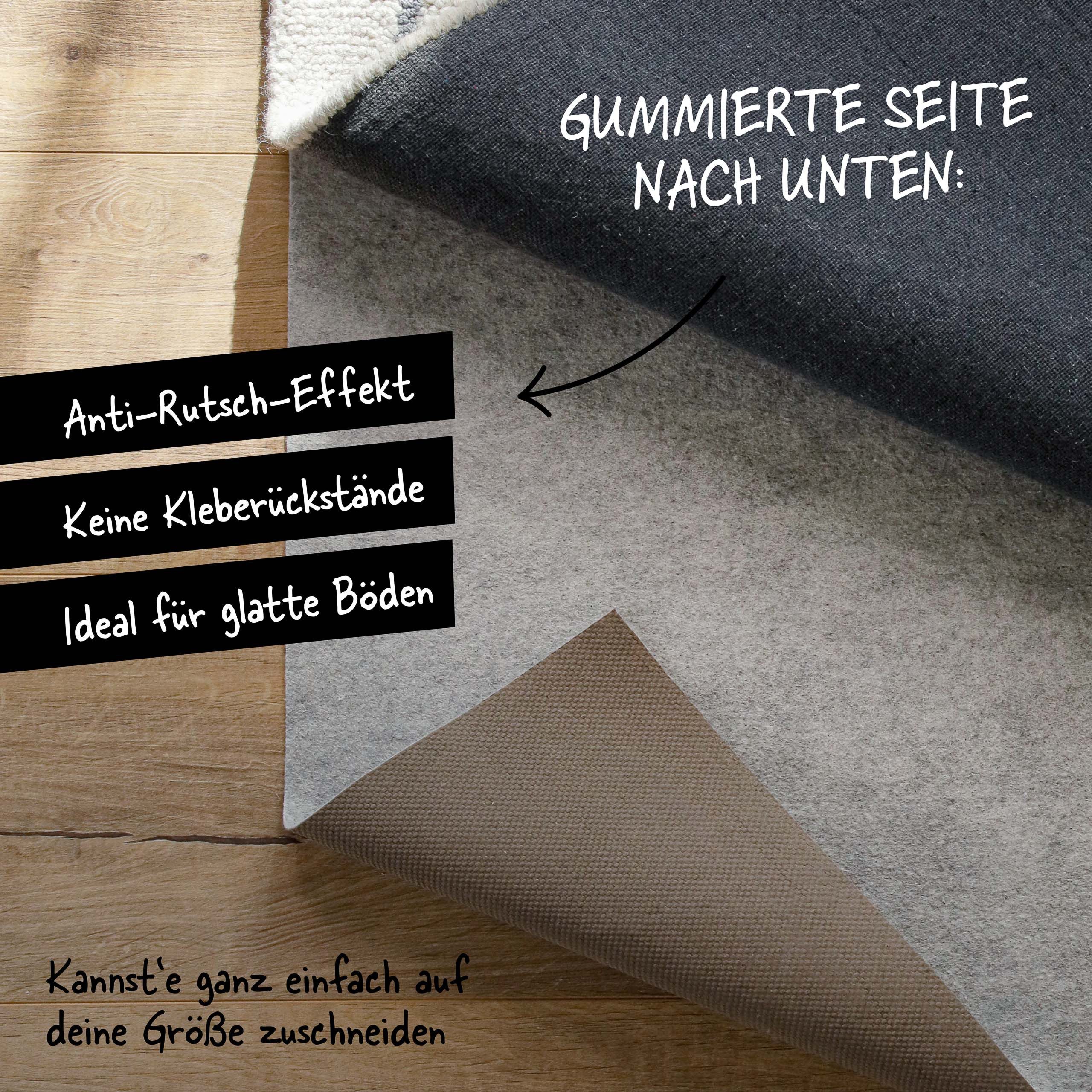 Wecon home Antirutsch Teppichunterlage RugPad Premium, (1-St), Teppichunterlage, Anti-Rutsch-Matte, Komfort, Schutz
