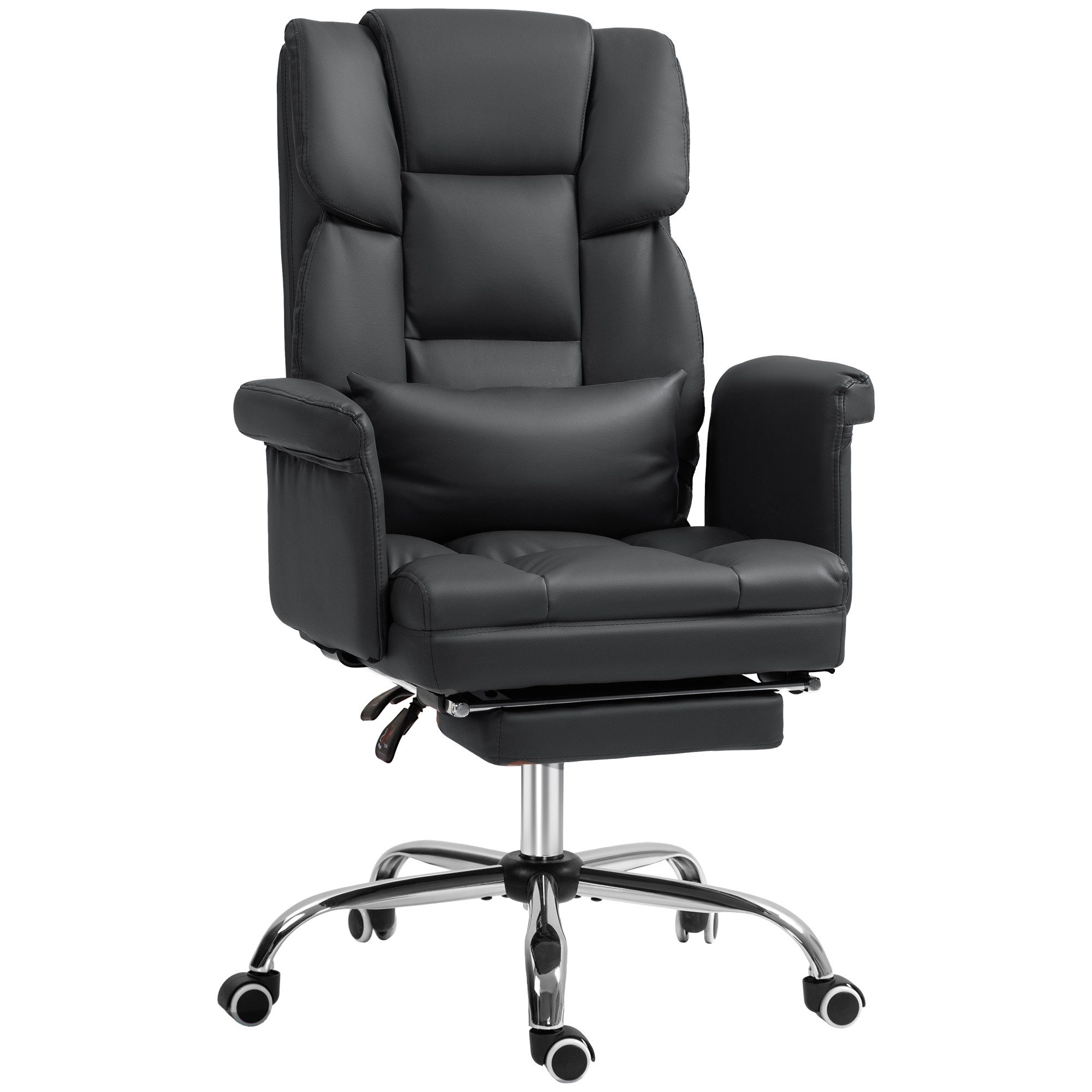 HOMCOM Schreibtischstuhl Ergonomisch Bürostuhl mit Liegefunktion, günstig online kaufen