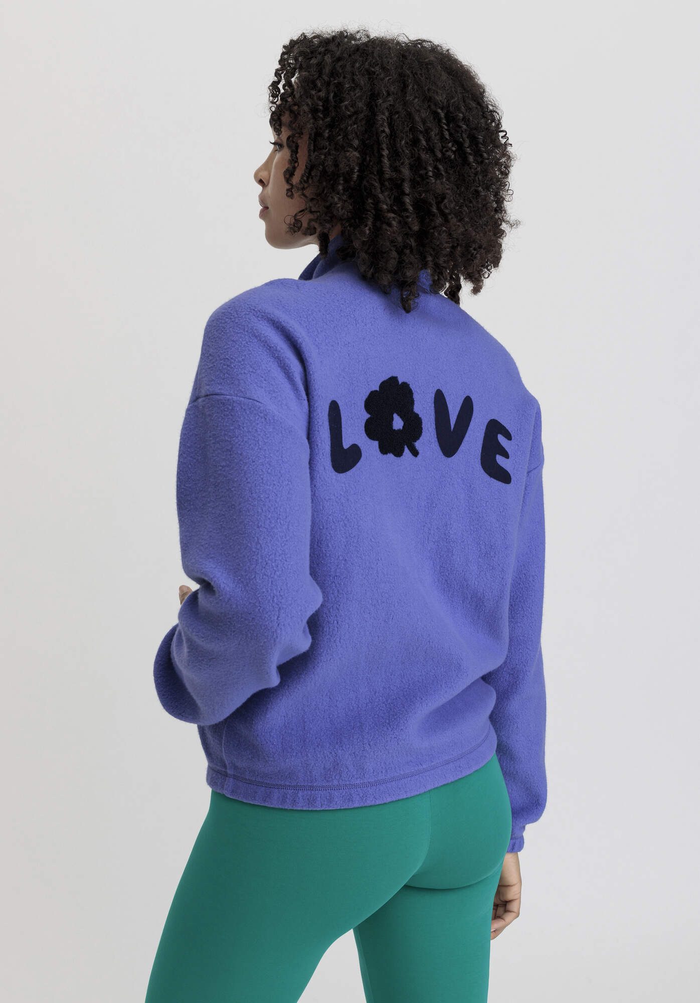 Hessnatur Fleecejacke aus reiner Bio-Baumwolle (1-St) günstig online kaufen