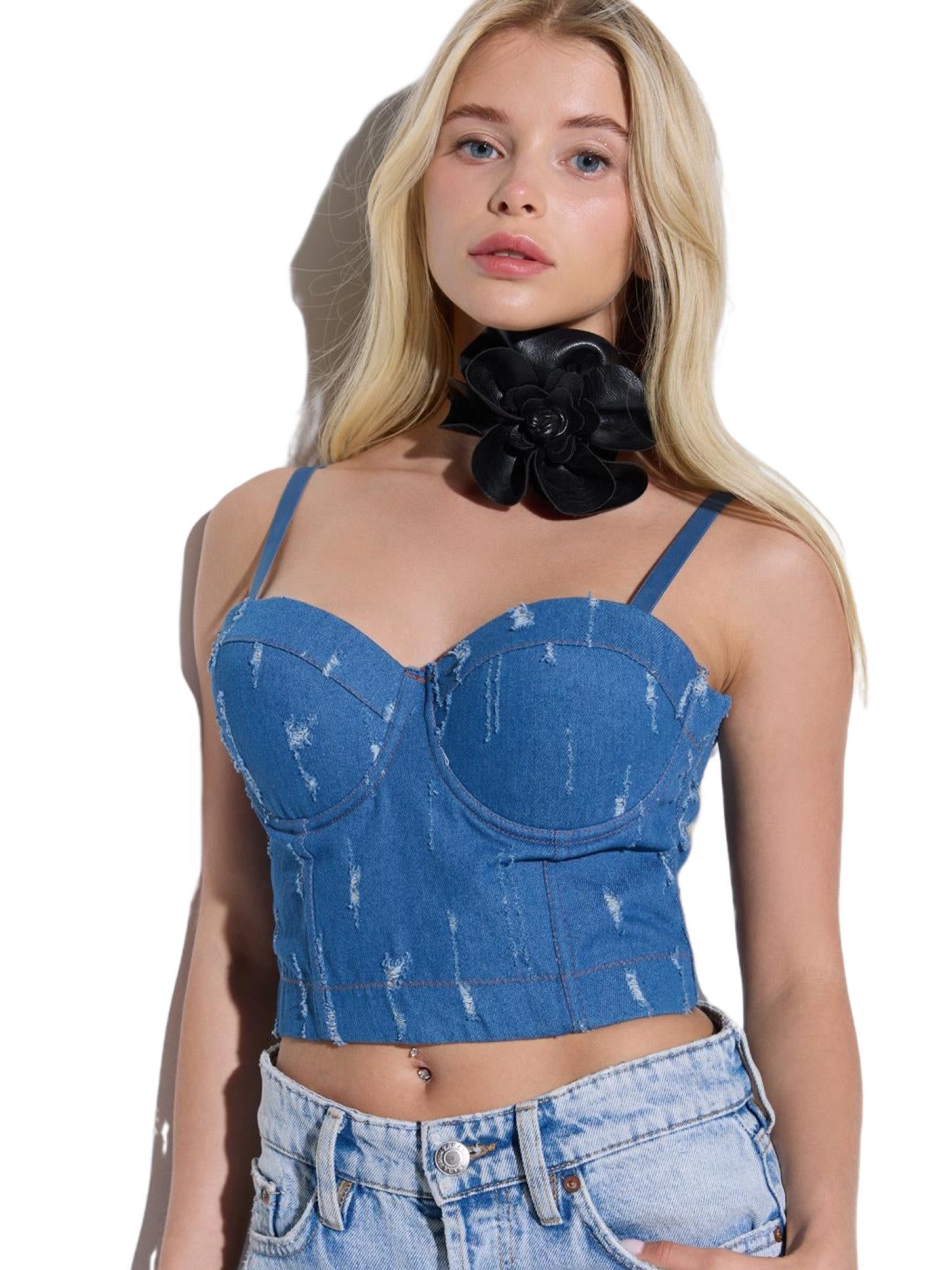 Blusenbody Trägerbustier