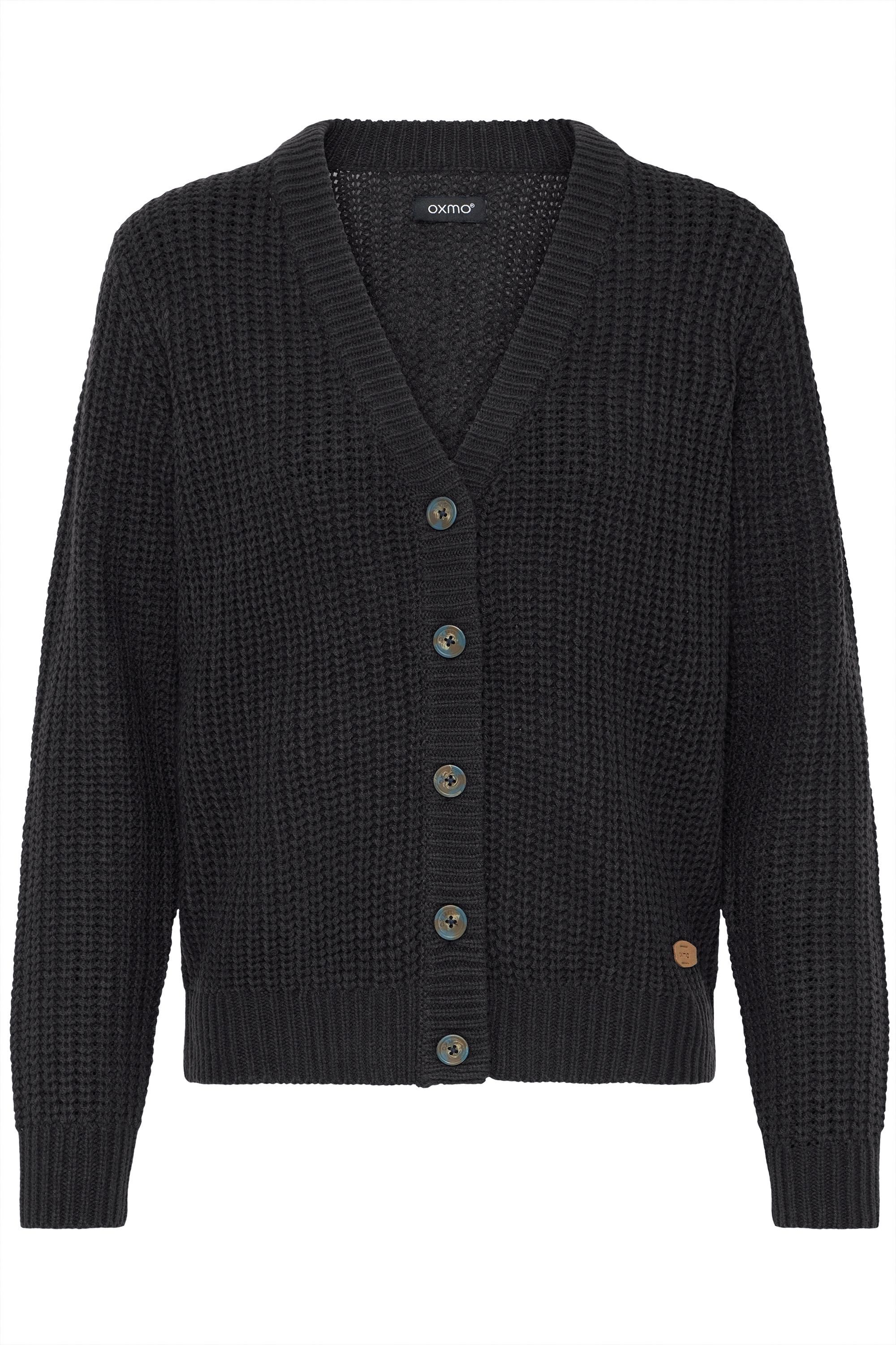 OXMO Strickjacke OXEdna Modischer Grobstrick-Cardigan mit V-Ausschnitt günstig online kaufen