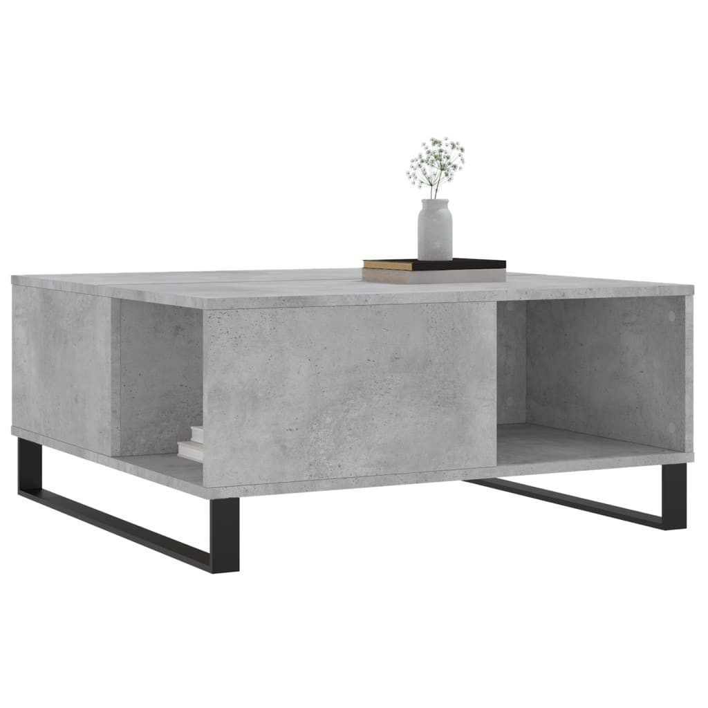 vidaXL Couchtisch Couchtisch Betongrau 80x80x36,5 cm günstig online kaufen