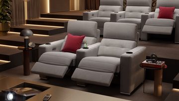 Sofanella 2-Sitzer Zweisitzer BARI Stoffgarnitur Homecinema Kino Sofa