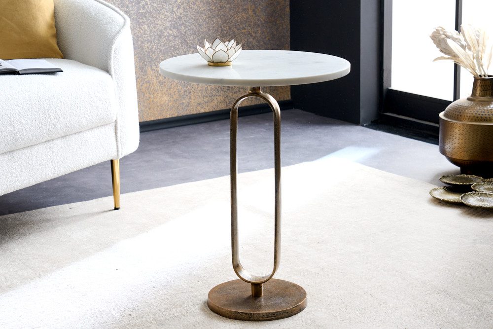 riess-ambiente Beistelltisch ELEGANCE 60cm weiß / günstig online kaufen