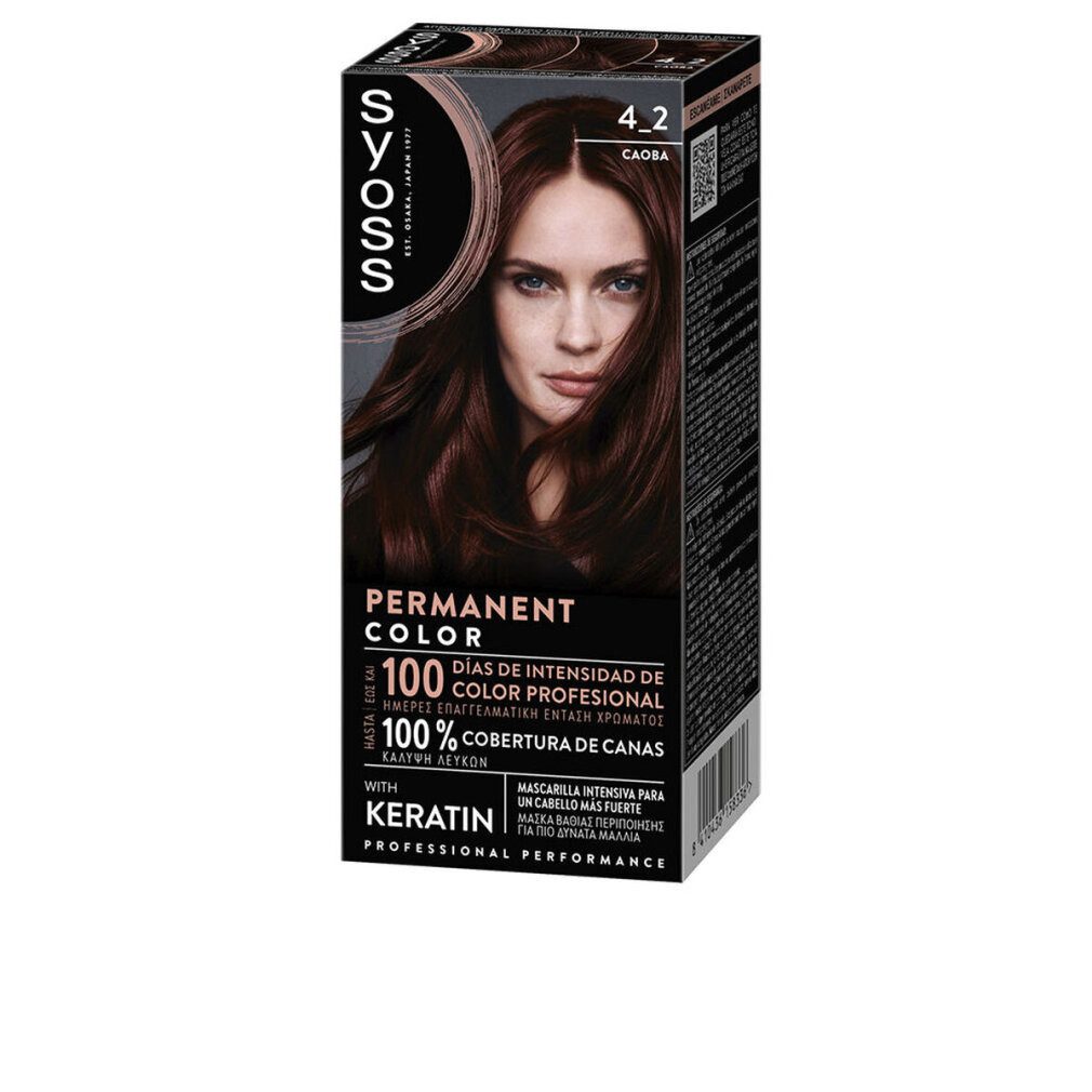 Syoss Haarpflege-Set PERMANENTE FARBE #4 .2-Caoba 1 u