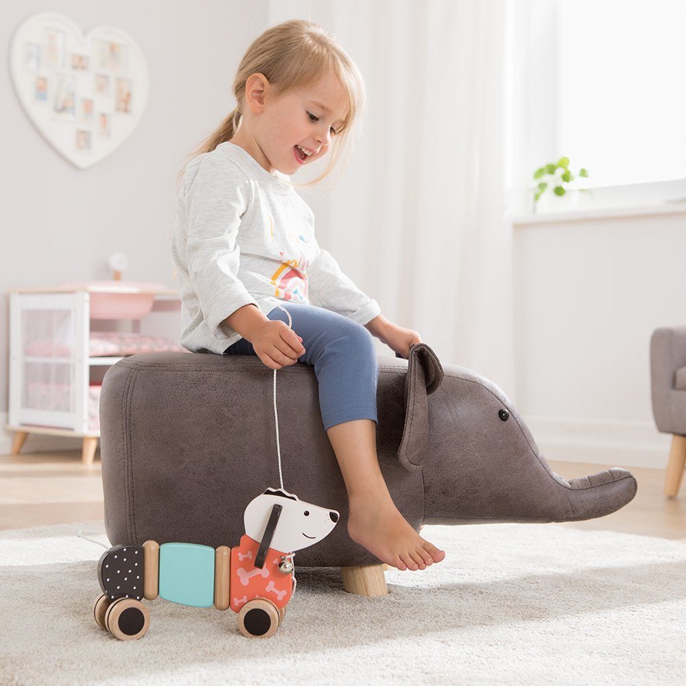 howa Nachziehtier Fidi, Nachziehspielzeug Hund aus Holz günstig online kaufen