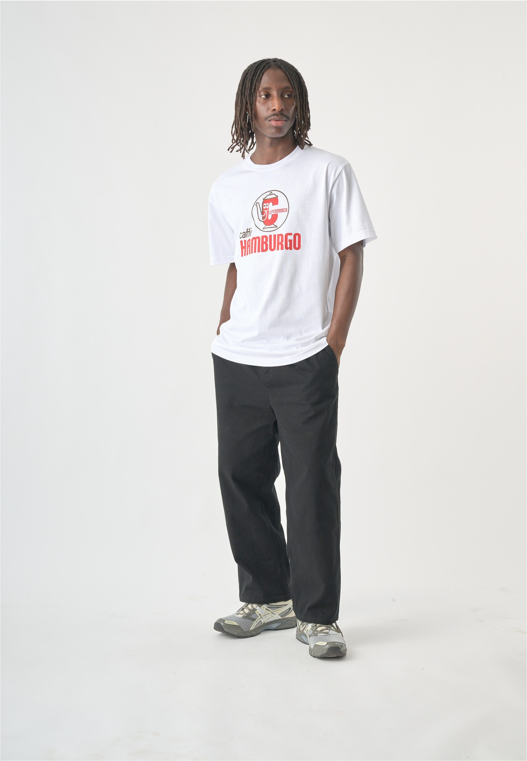 Cleptomanicx T-Shirt mit großem Frontprint