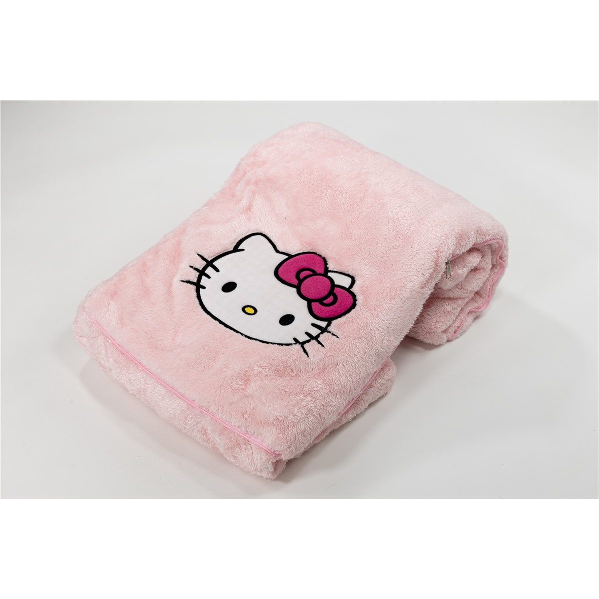 Wohndecke Sanrio Hello Kitty Kissen Kuscheldecke 40x40 / 100x150 cm weich & warm, Aymax sprl
