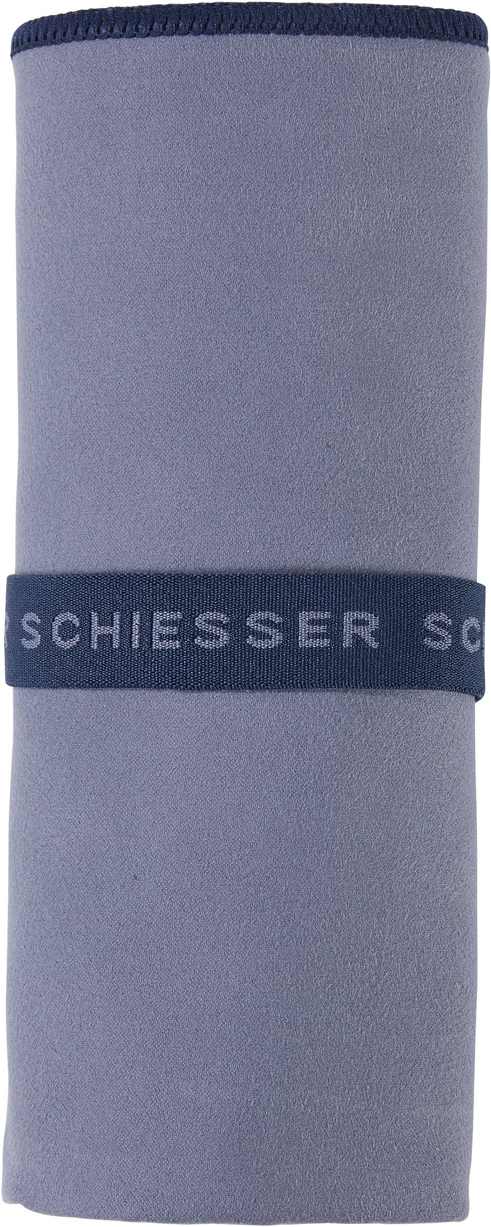 Schiesser Sporthandtuch Mario aus Mikrofaser, Microfaser (1-St), mit Kontrastsaum und Logo-Print