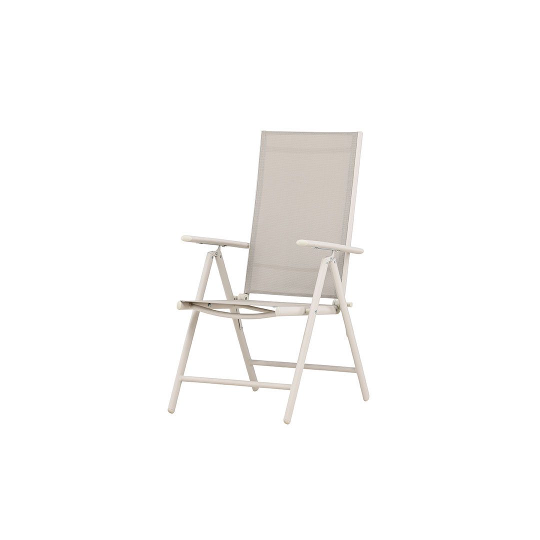 Gartenstuhl 2er Set Break Gartenstuhl Positionsliege beige.