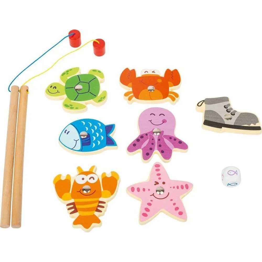Small Foot Spiel Fische angeln Reisespiel