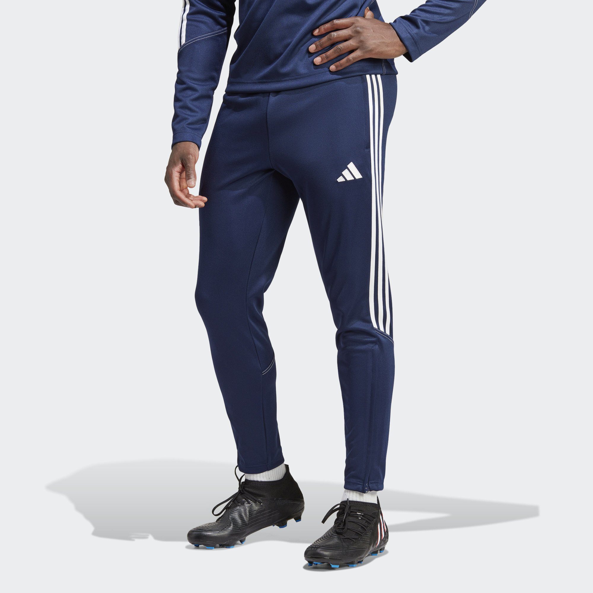 adidas Performance Blue 23 TIRO / White TRAININGSHOSE Navy Leichtathletik-Hose CLUB Team 2