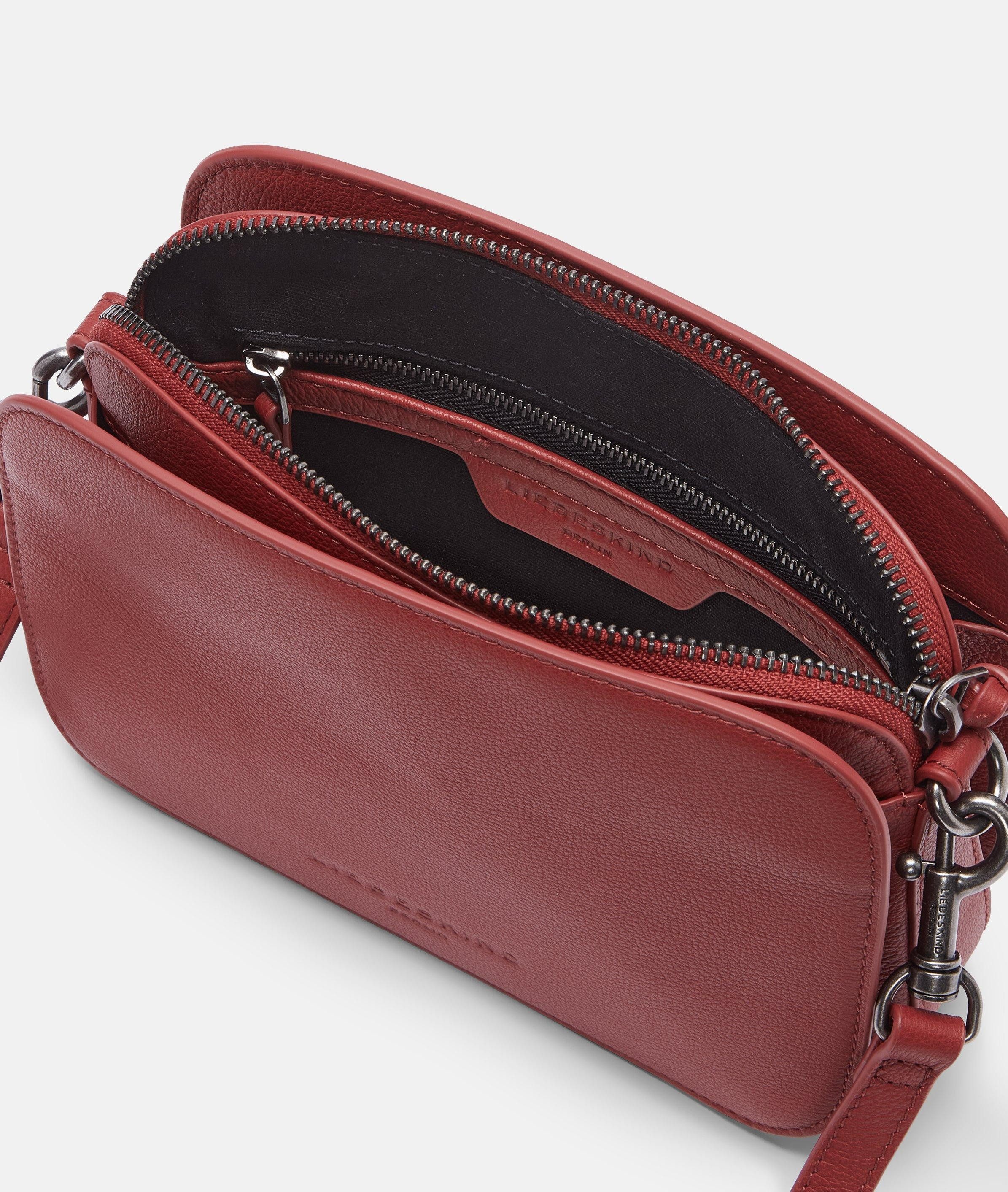 Liebeskind Berlin Umhängetasche Luka Crossbody S, Handliche Crossbody-Bag aus Rindsleder