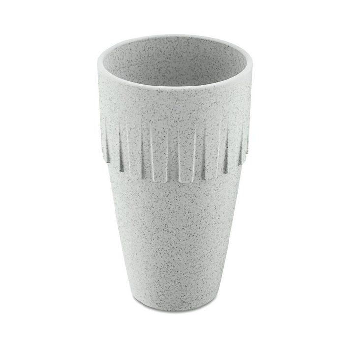 KOZIOL Latte-Macchiato-Tasse Latte Connect Organic Grey 400 ml Kunststoff