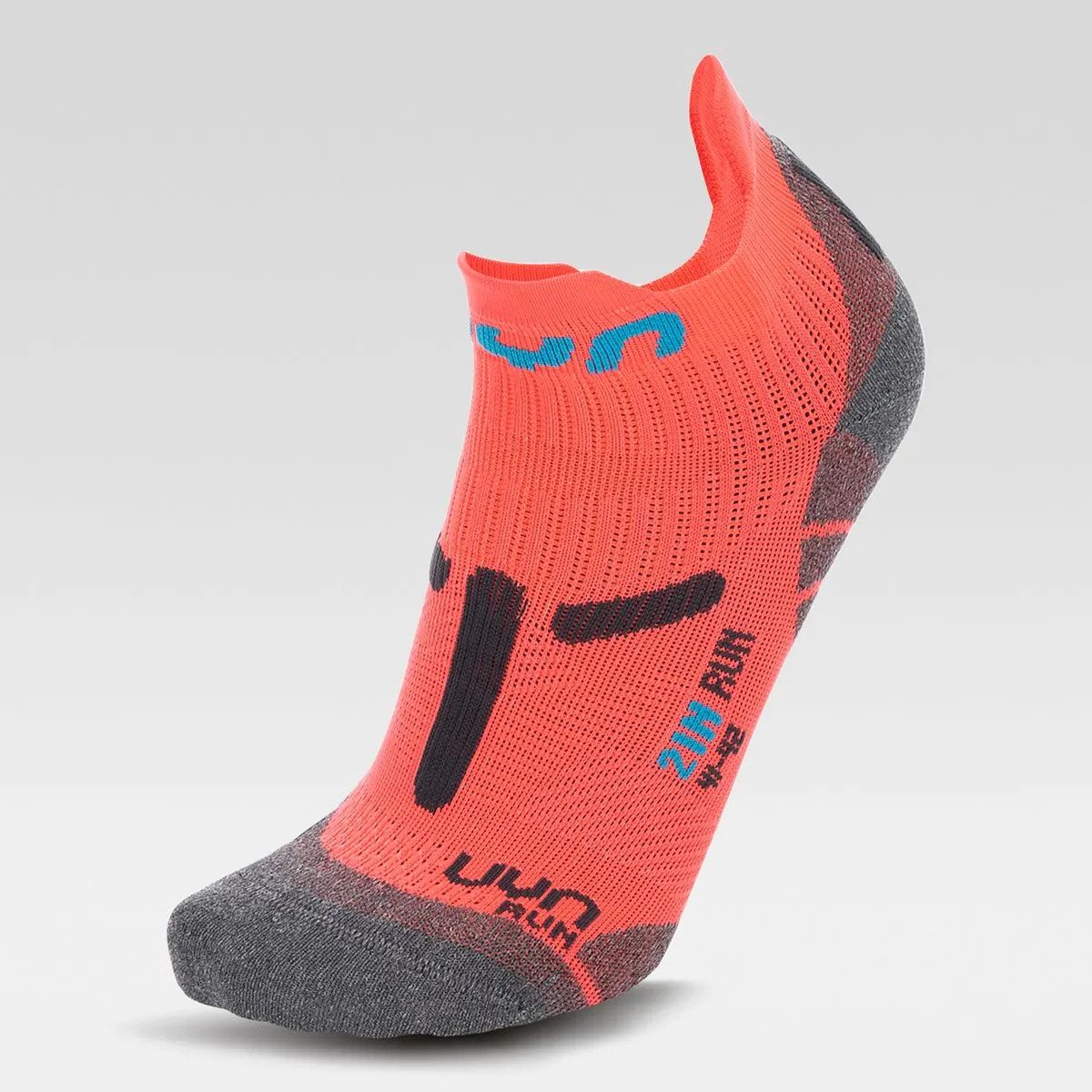UYN Laufsocken UYN Woman Run 2IN Socks coral Fl/anthracite