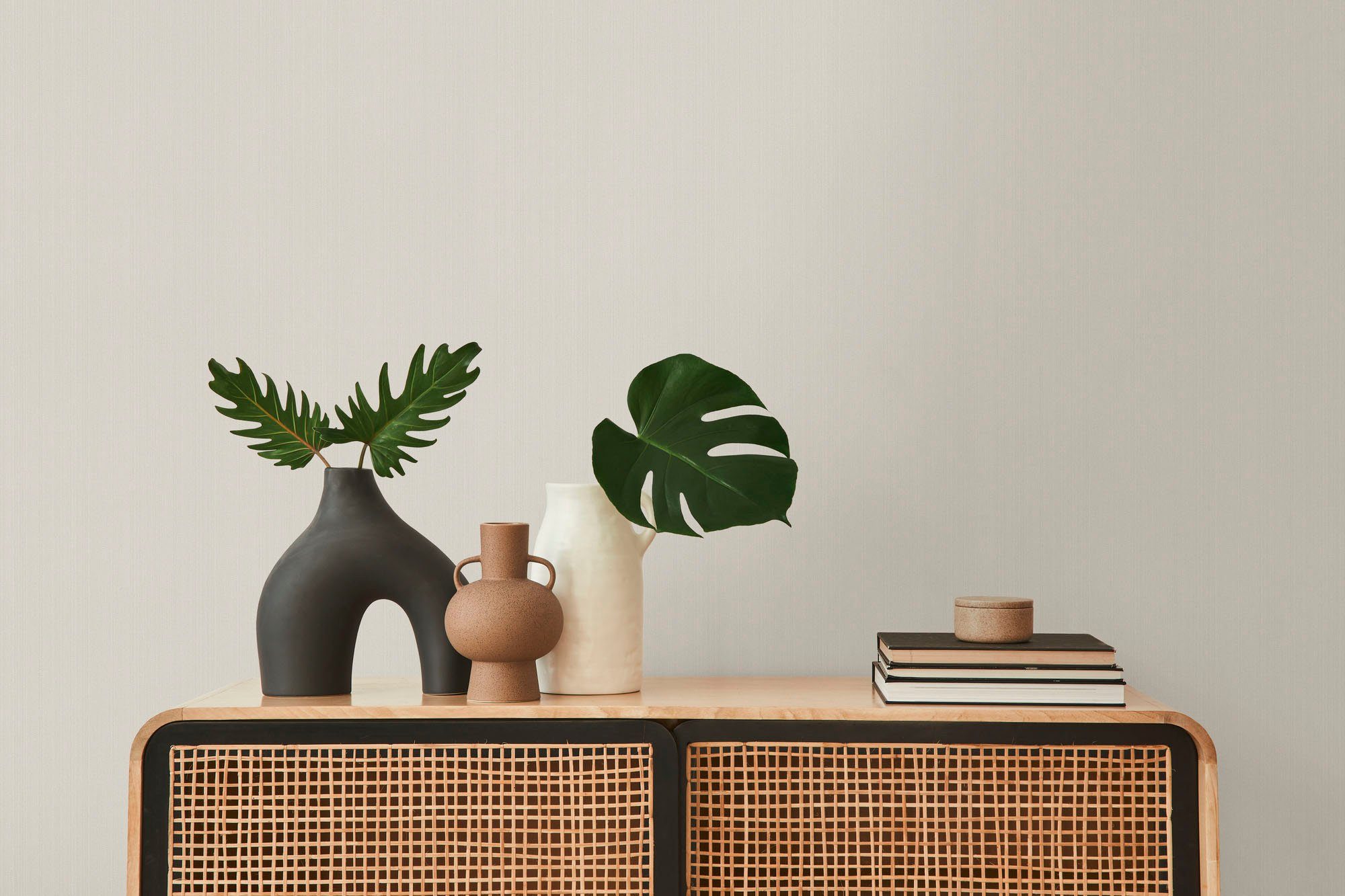 living walls Vliestapete Mata Hari, strukturiert, Ton-in-Ton, unifarben, Tapete Uni Einfarbig