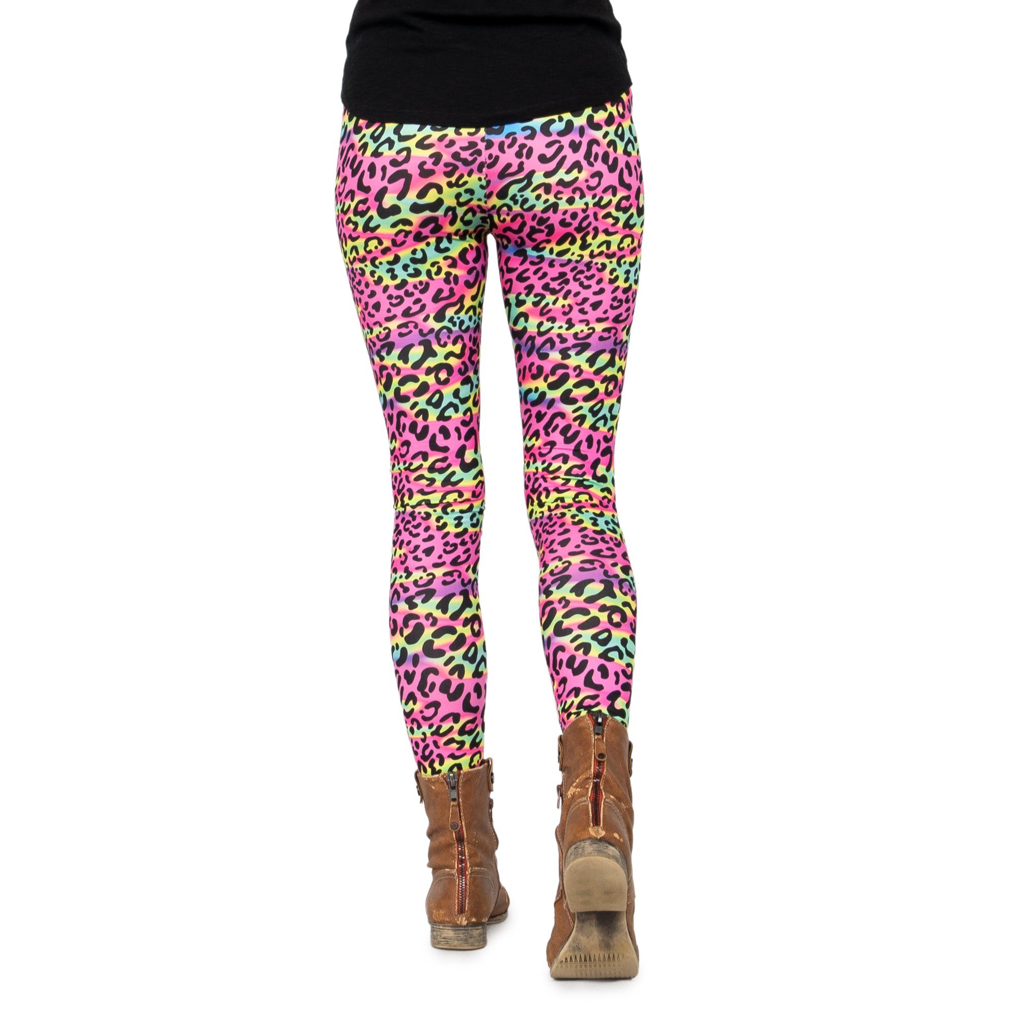 cosey Leggings Leo Line Leggings im Leoparden-Design, 2 Größen (XS–S & M–L) 34/XS bis 36/S – Bild 2 von 5