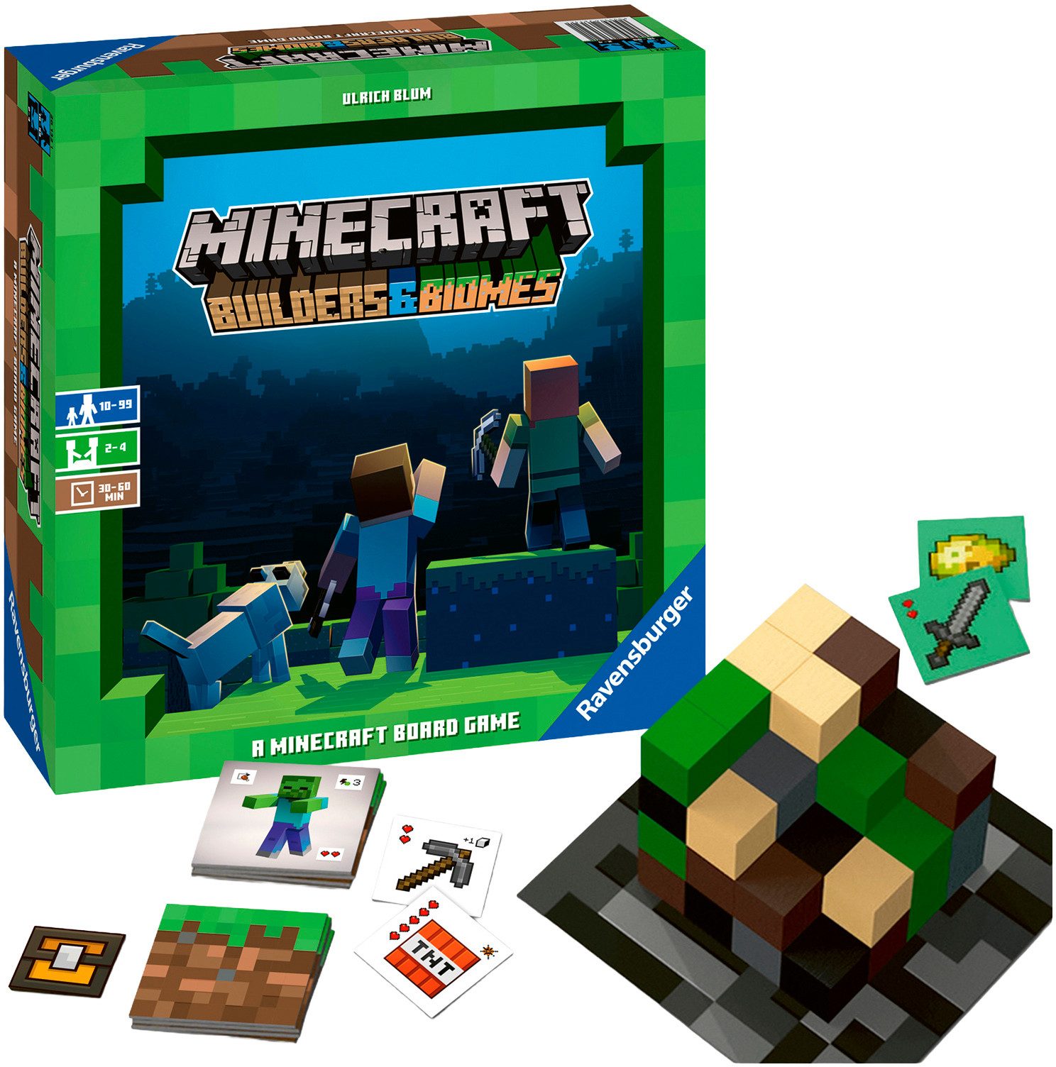 Ravensburger Spiel Minecraft: Builders & Biomes, Gesellschaftsspiel, Made in Europe